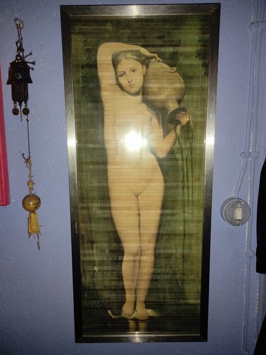 Quadro da menina d água