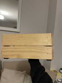 Pudełko, sosna, 23x31x15 cm Knagglig skrzynka skrzynia drewniana ikea