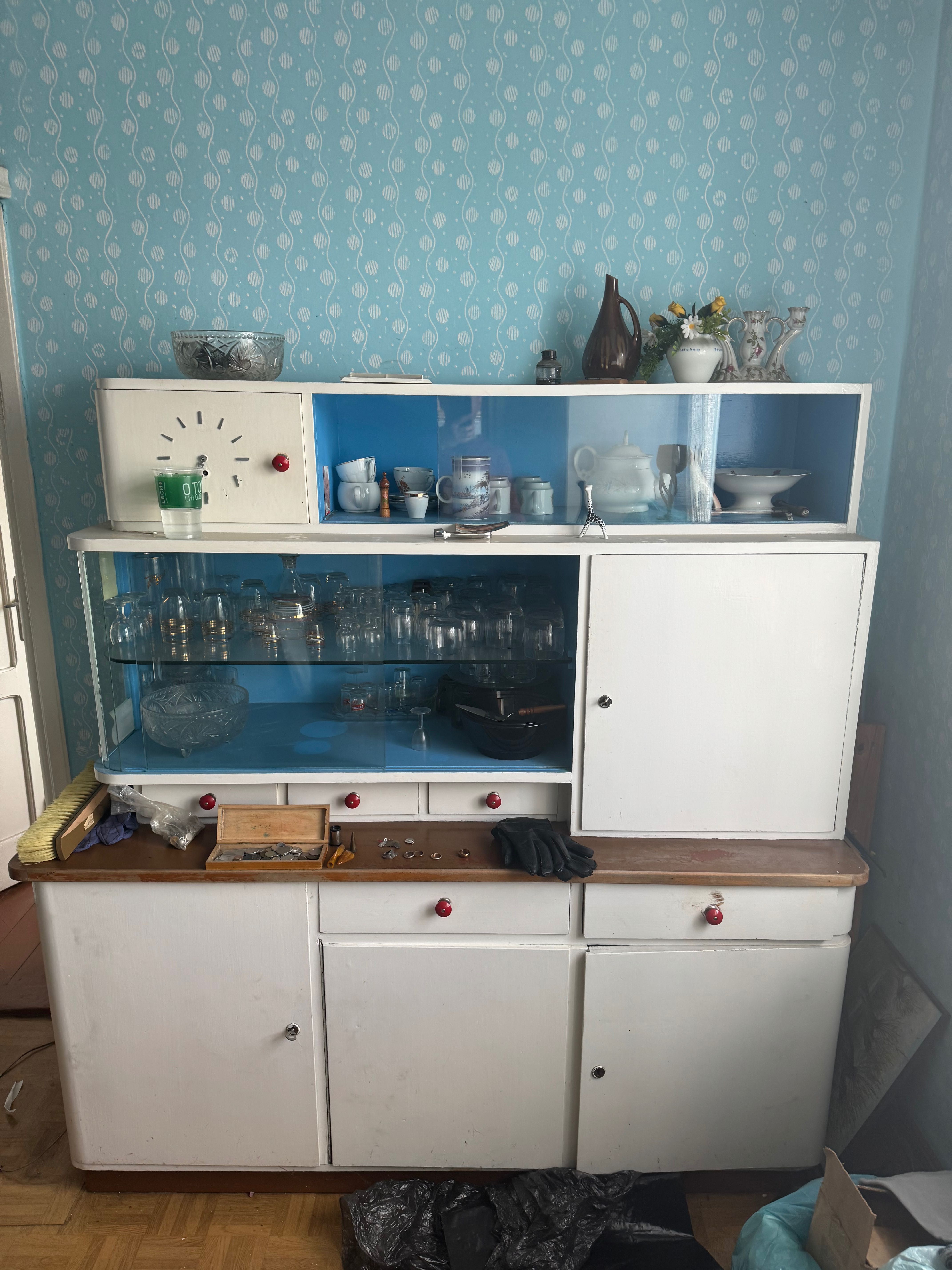 Meble kuchenne z lat 60-tych