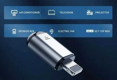 Uniwersalny pilot - sterowanie z telefonu urządzeniami - USB C -czarny