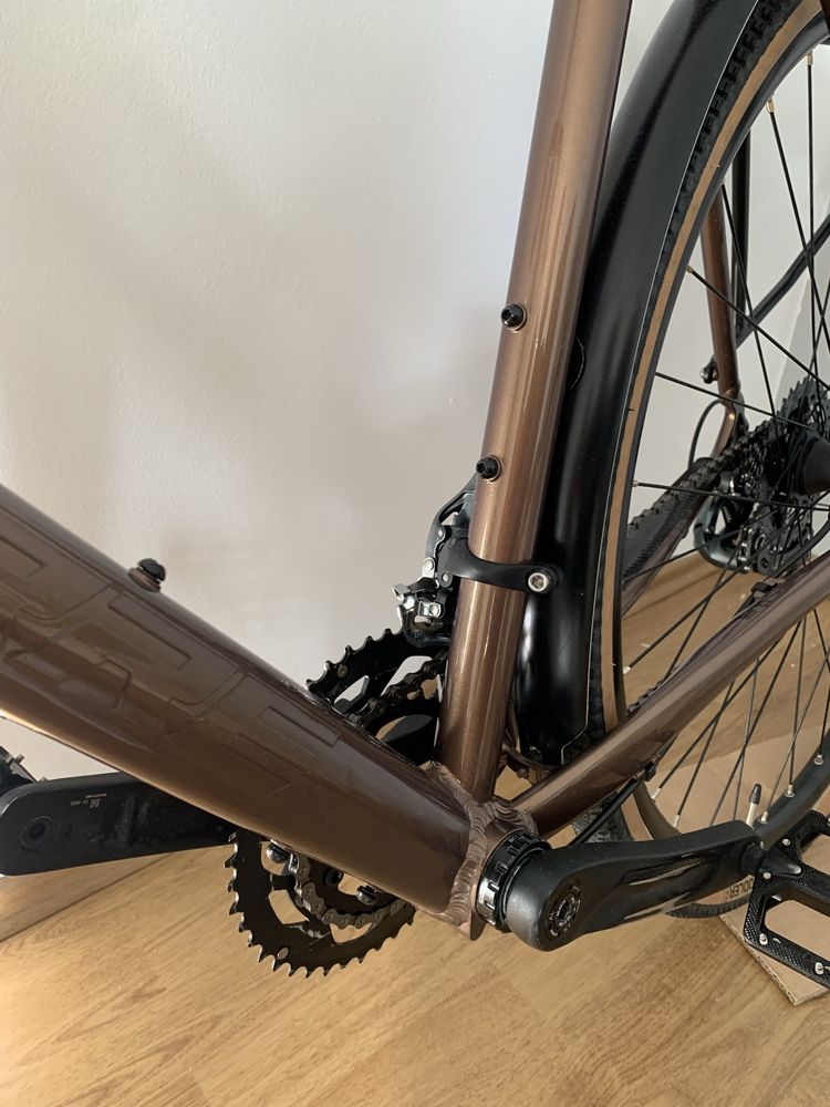 Rower Gravel Szosa La pierre Cross Hill 3.0 - złoty