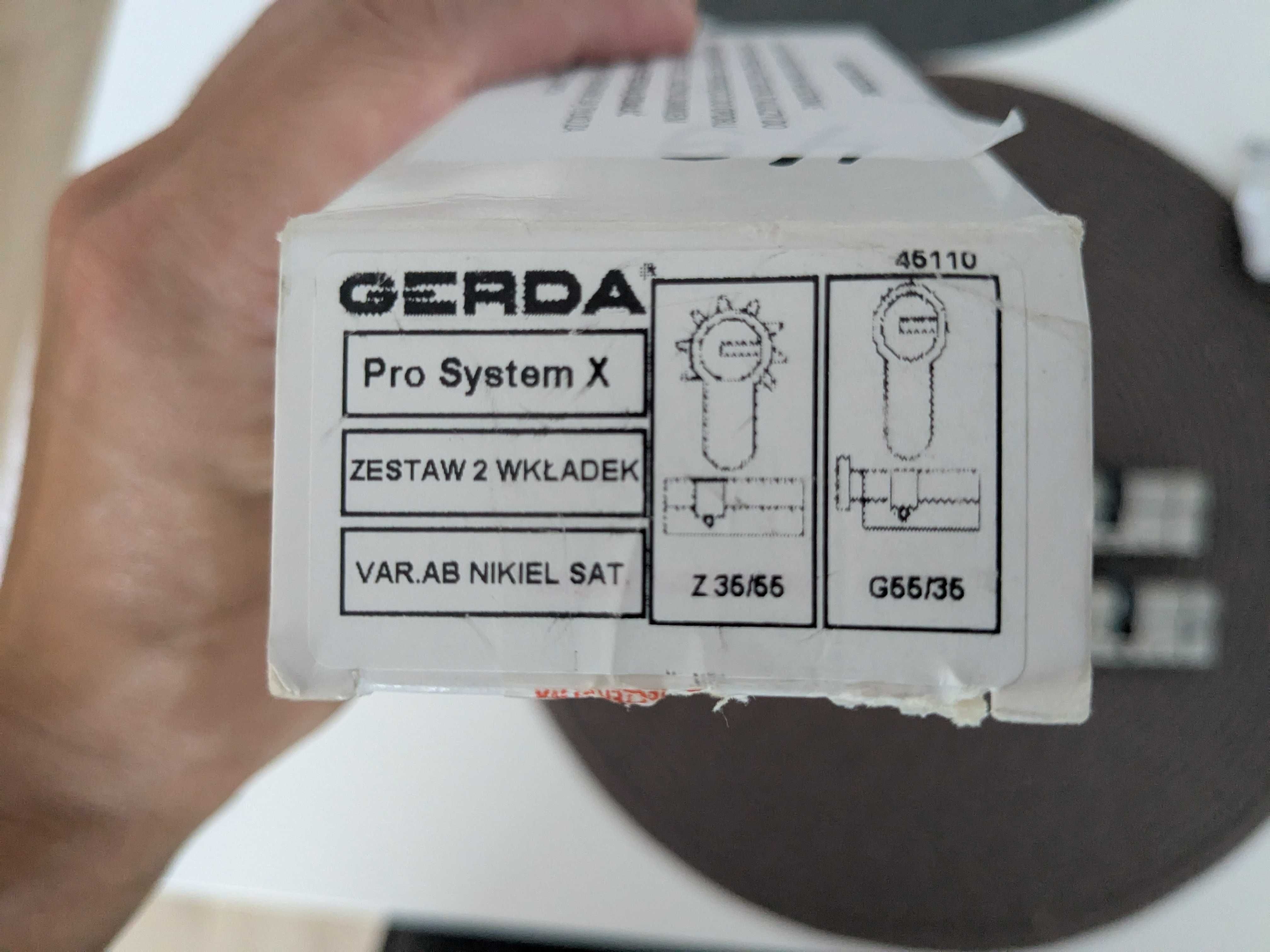 Zestaw wkładek Gerda Pro System X