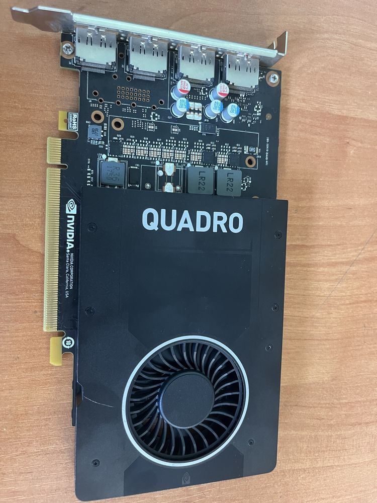 Видеокарта Nvidia Quadro P2000 ( 5 GB GDDR5 / 160-бит / 1024 CUDAs )