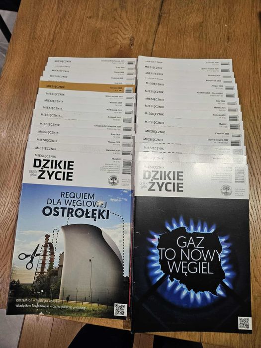 30 numerów "Dzikie Życie". Od 294/295 (12.2018) do 329 (11.2021)
