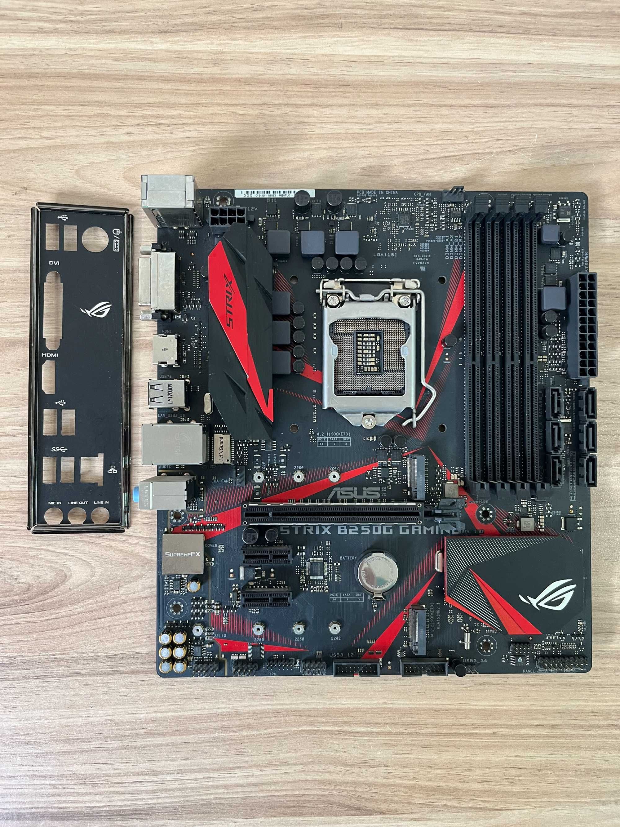 ТОП! Материнская плата ASUS STRIX B250G GAMING s1151 DDR4 XEON Support