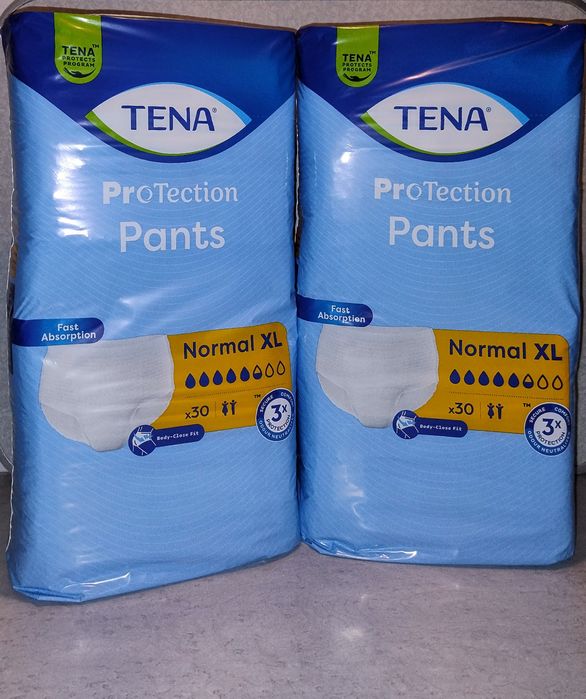 Pieluchomajtkami dla dorosłych (60 sztuk) TENA ProTection rozmiar XL
