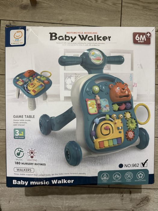 Ходунки-каталка для малюків 2 в 1