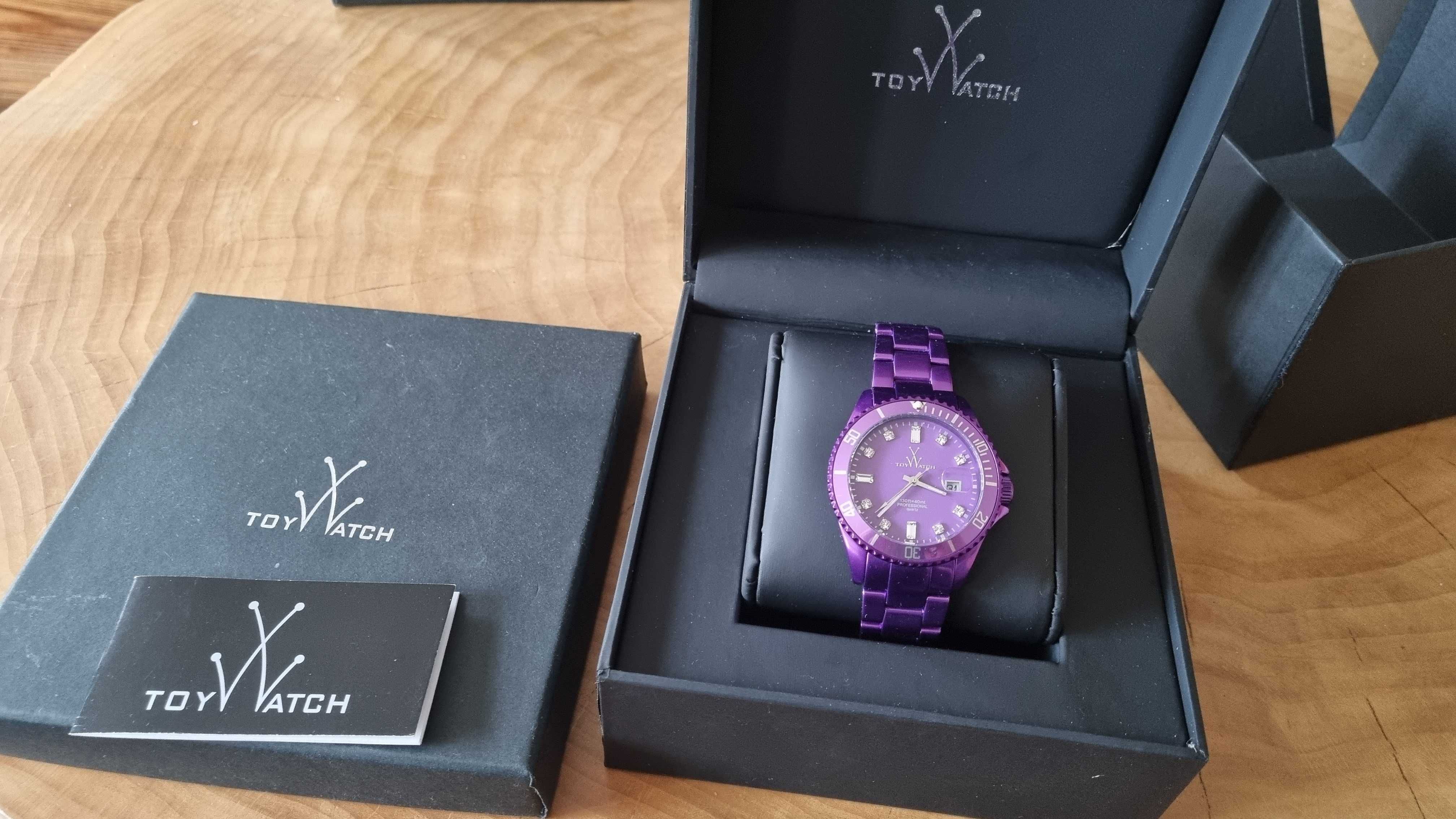 Zegarek ToyWatch fioletowy nowy