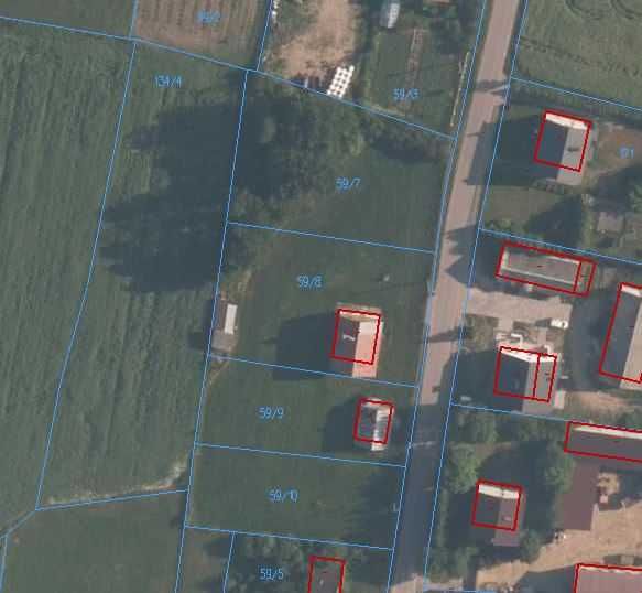 Podzielone działki budowlane decyzja WZ Paprotnia 20 km od Siedlec