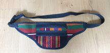 Nerka kangurka z Peru etno boho tkany materiał Andy kolorowa