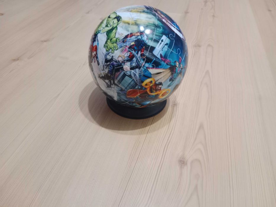 Puzzle 3D Marvel Avengers raz ułożone plastikowe jak nowe