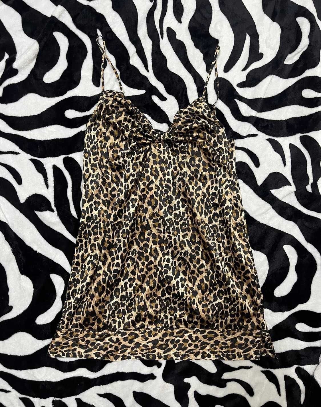 Пеньюар жіночий леопардовий піжама victoria secret leopard