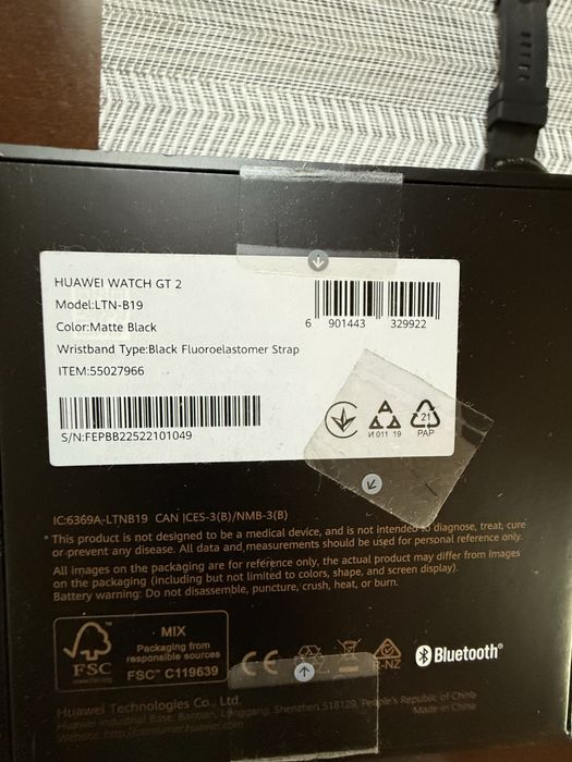 Zegarek smart watch Huawei Watch GT2 46 mm
