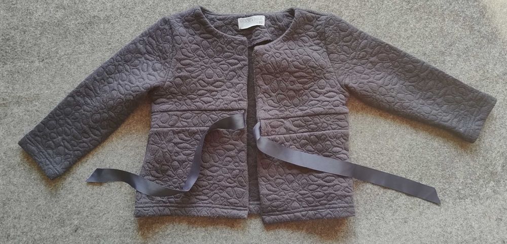 Sweterek granatowy dla dziewczynki rozmiar 92