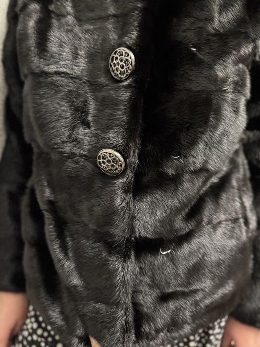 Норкова шуба, натуральна, автоледі