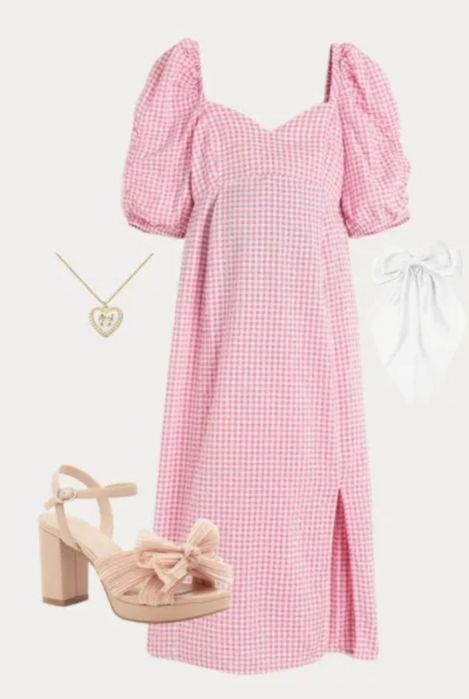 Sukienka ciążowa Barbie rozm. 34