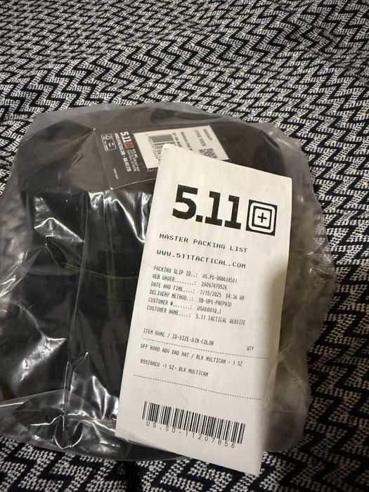 Оригінальна кепка 5.11 dad hat multicam black