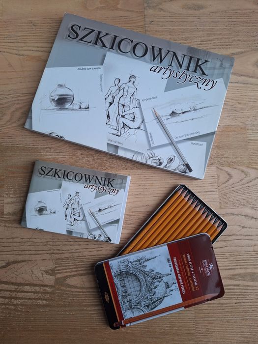 Zestaw szkicowny i ołówków KOH-I-NOOR 1500 Technic HB-10H-12