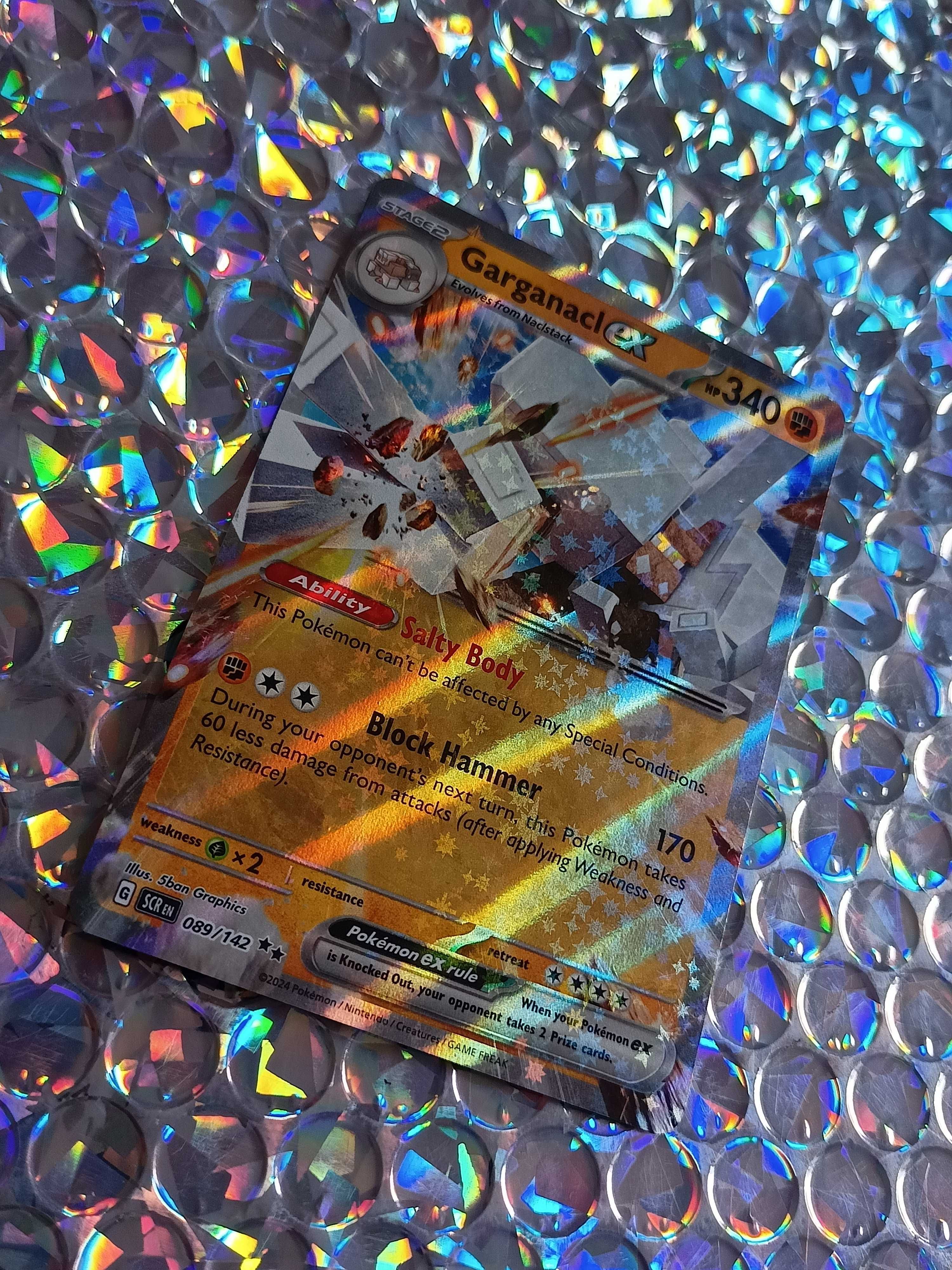 Pokemon TCG Garganacl ex (Stellar Crown SCR 089/142)
