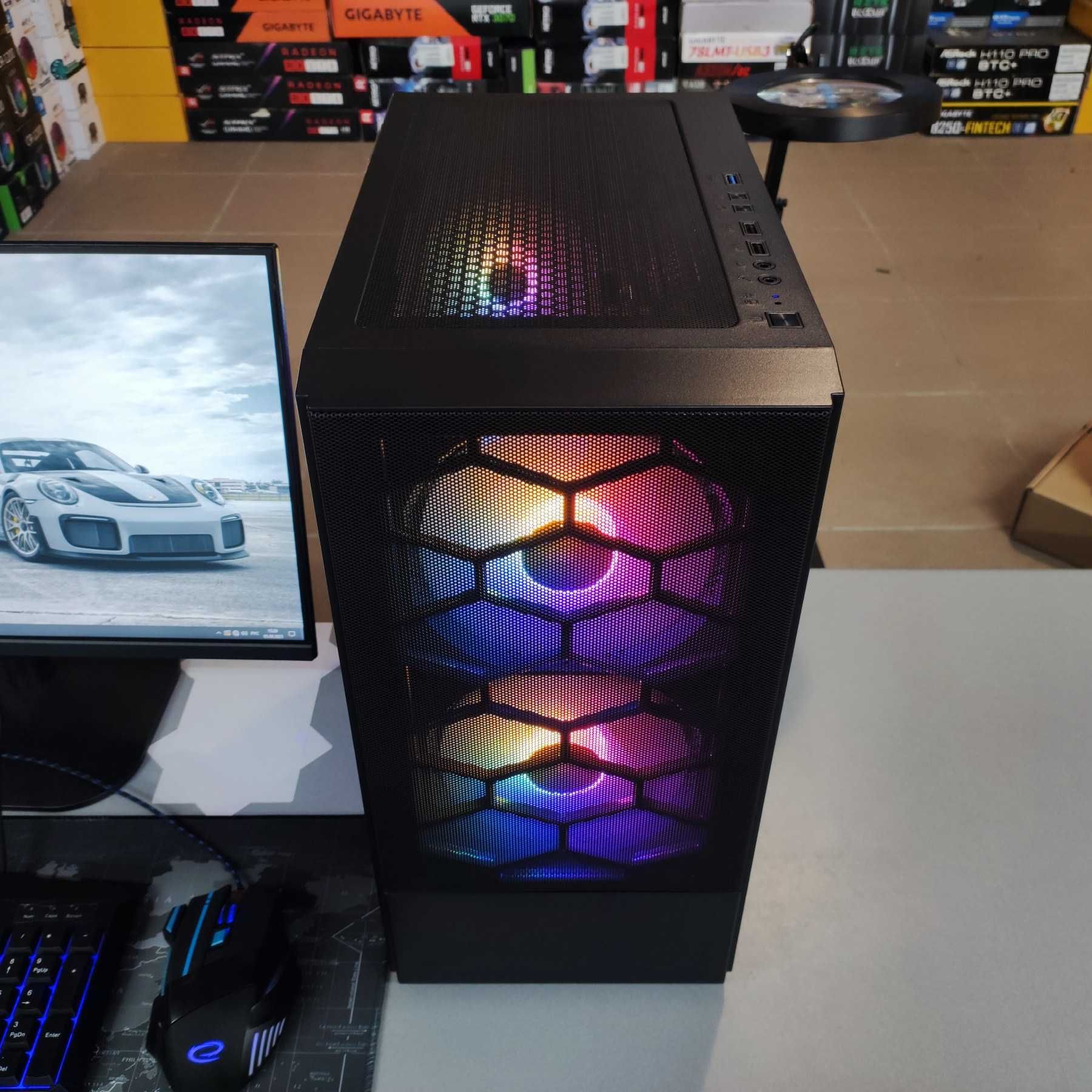 Компютер Новий Ryzen 5 5500, 16GB DDR4, RTX 5060 GDDR7, SSD 512GB NVMe