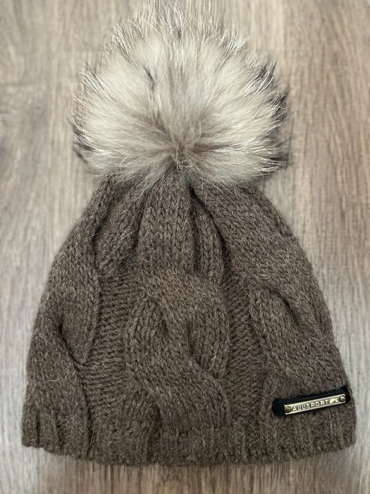 Женская зимняя шапка ALLSPORT Italia на обхват головы 55/56 см