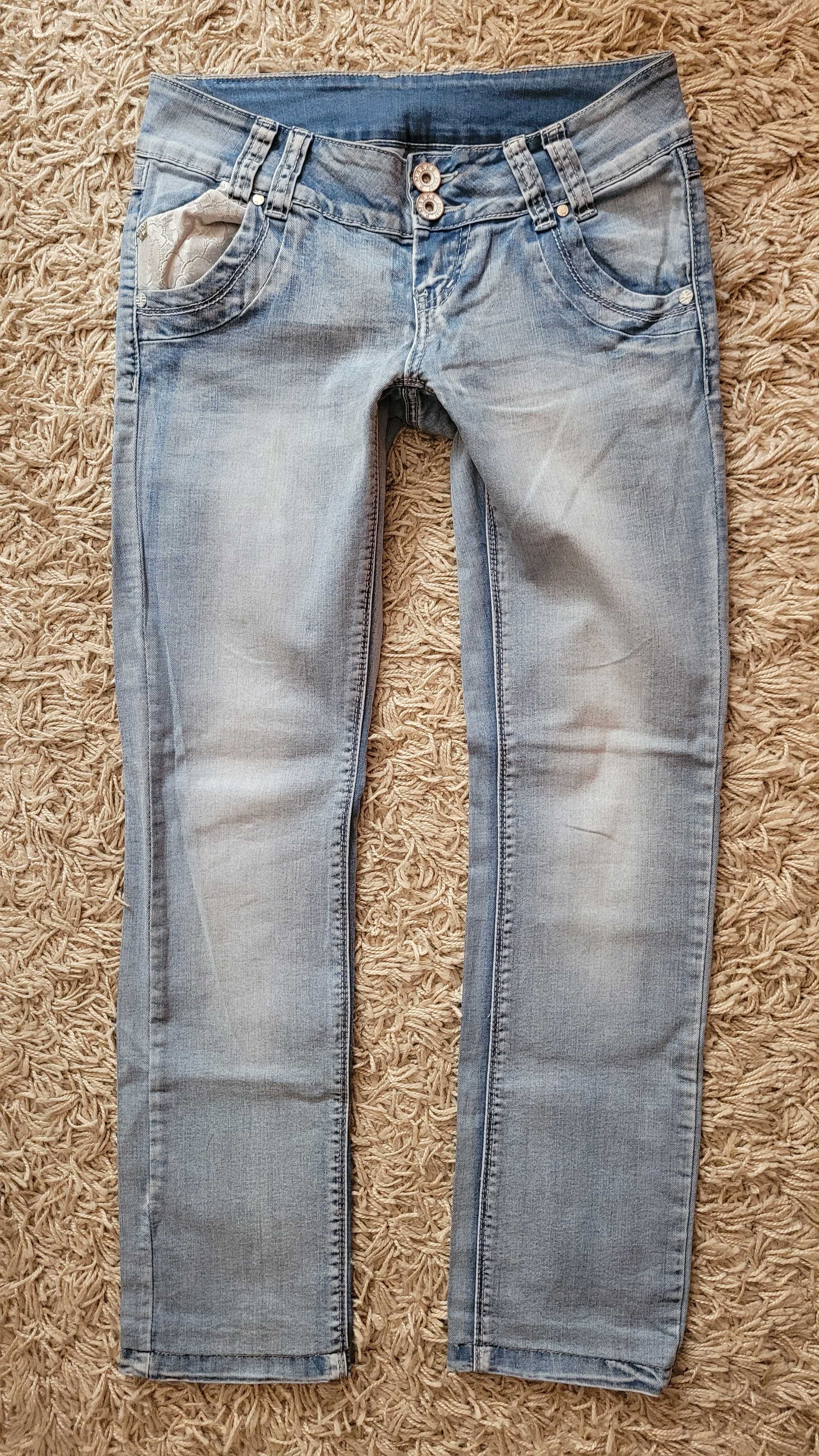 Jeansy biodrówki 36 straight