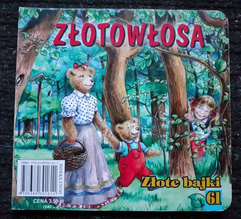 " Złotowłosa" Książeczka dla maluchów