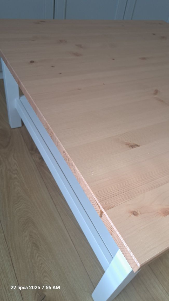 Nowy stolik drewniany ikea hemnes