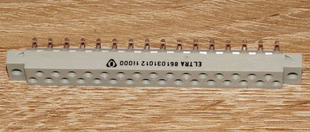 Złącze, gniazdo ELTRA 31 pin, 861 / 03101 / 21 / 1000 ZŁOCONE, Nowe