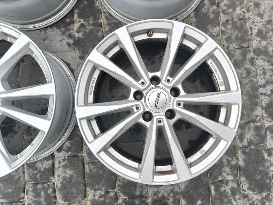 Felgi17 Rial 5*112 Audi Skoda VW stan bdb kpl