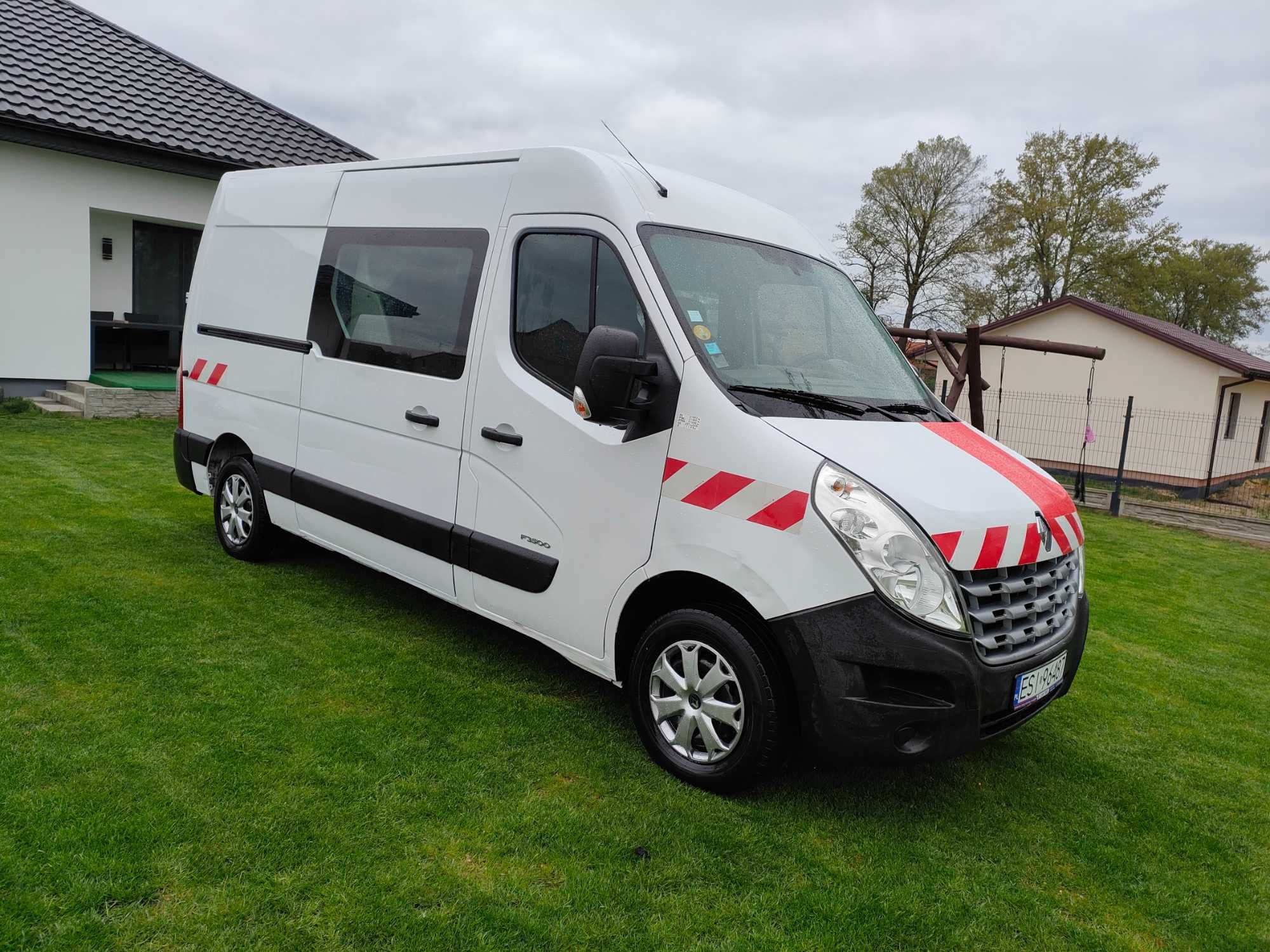 Renault Master 2012r BRYGADÓWKA 7 OSÓB!!! 2,3DCI 125KM!!!