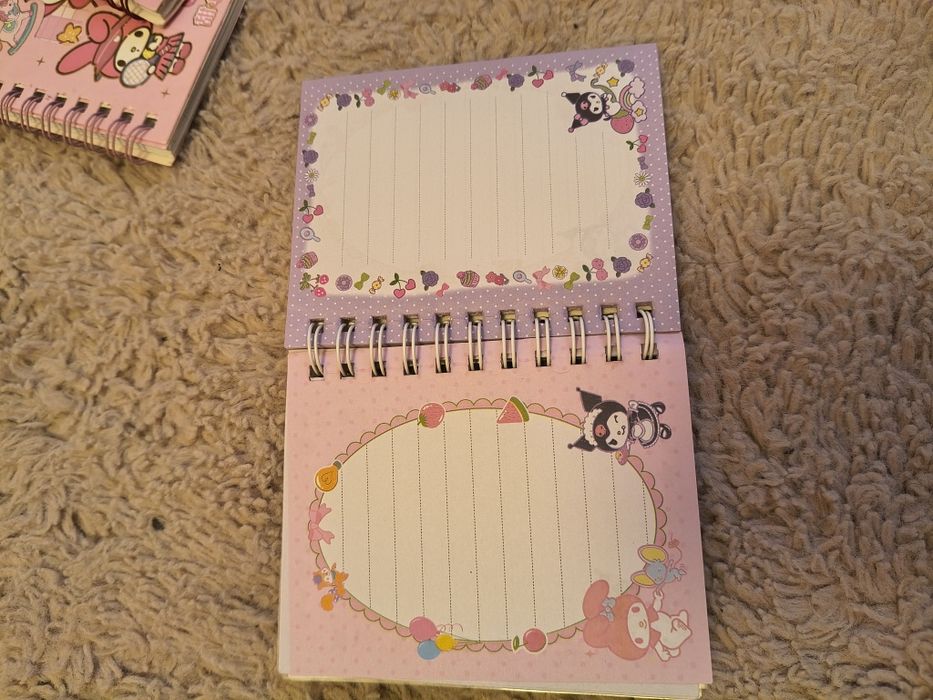 Albumy naklejki Sanrio Kuromi notesiki