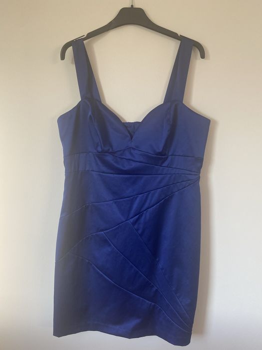 Vestido curto azul