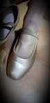 Sapatos rasos dourado 35