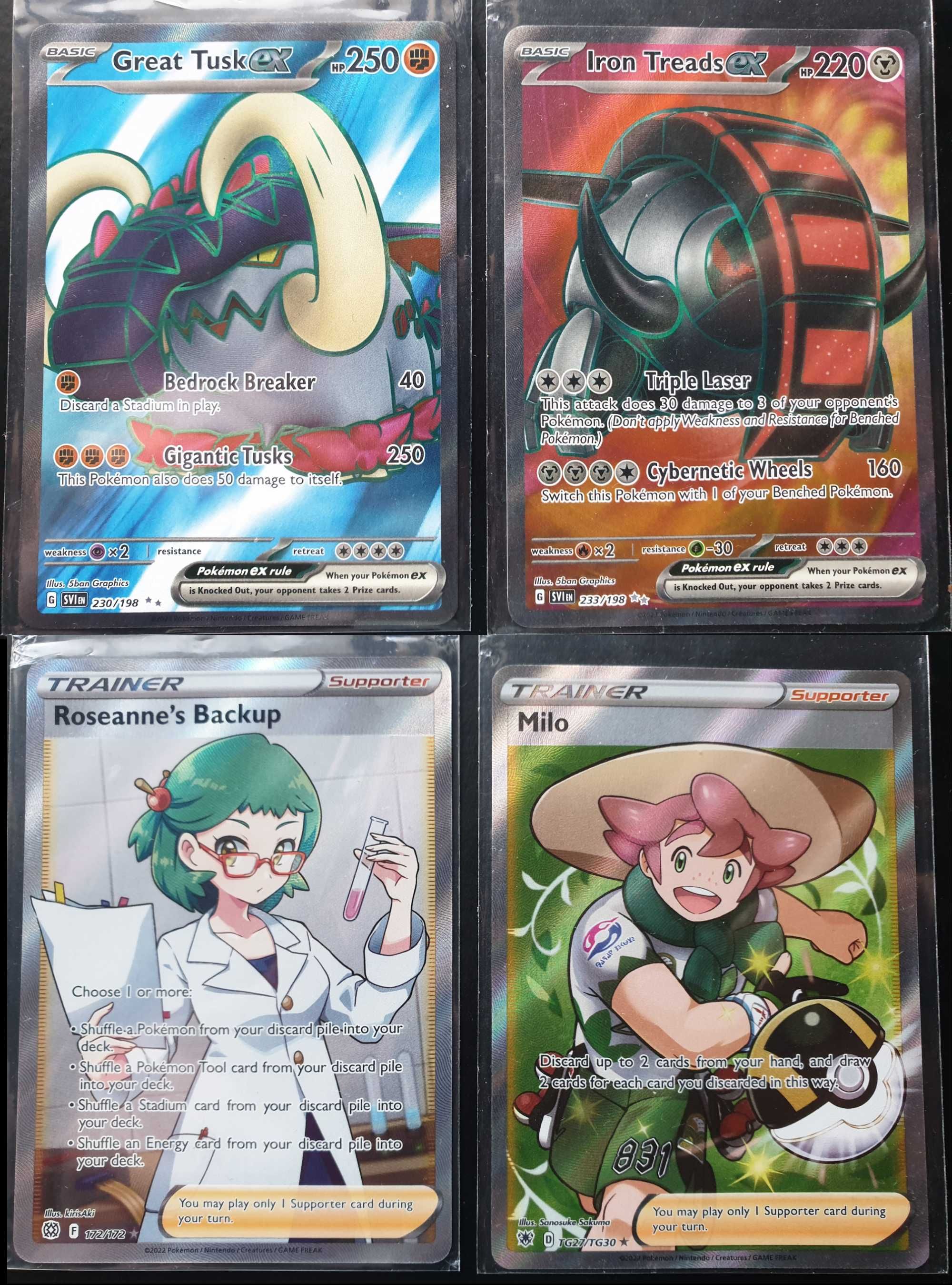 Cartas Pokémon raras / semi-raras (M/NM)