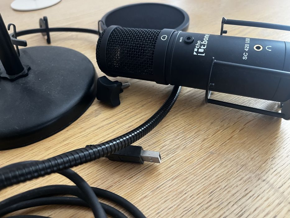 Microfone t.bone SC 420 USB Desktop-Set