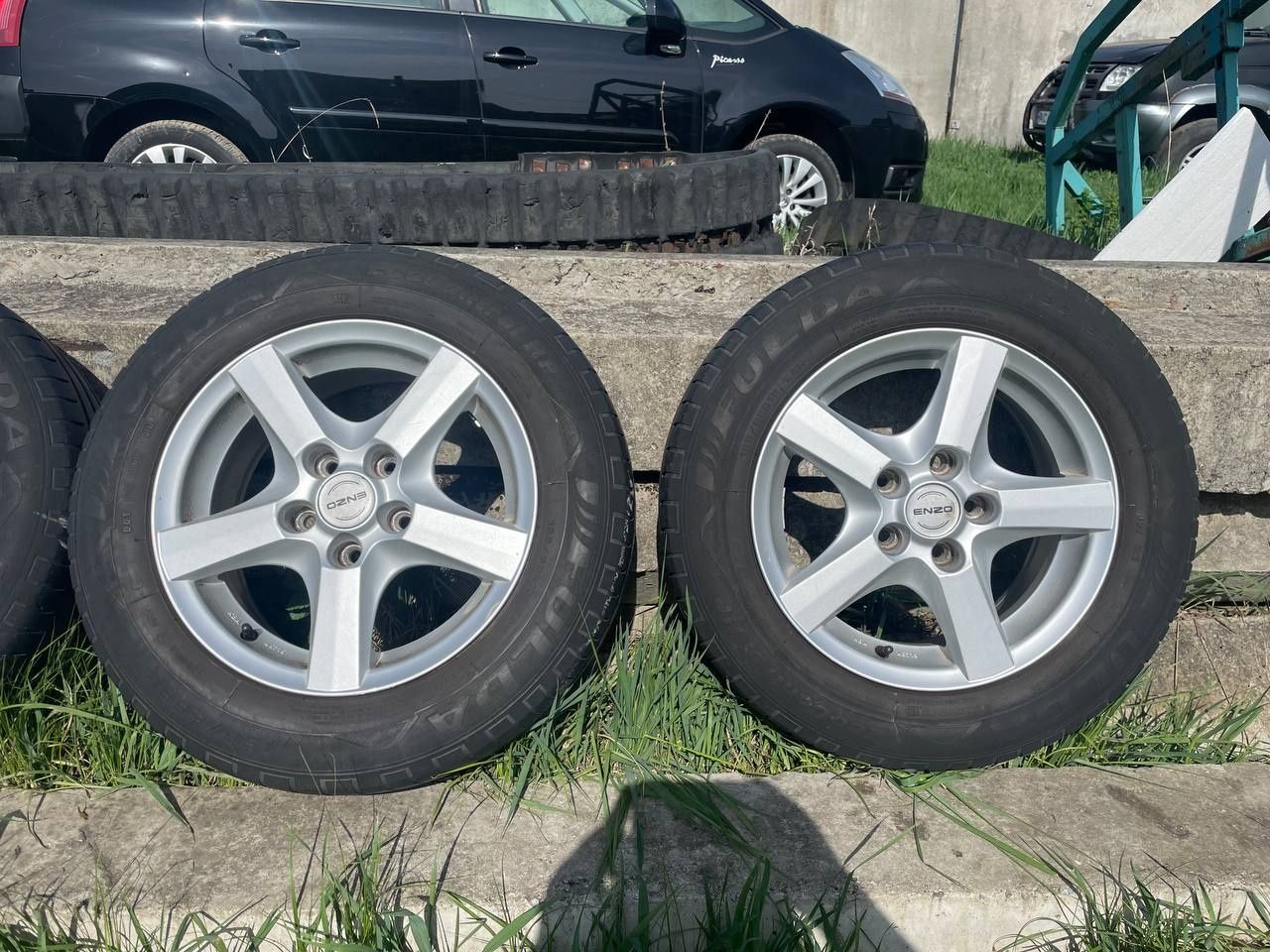 Продам комплект титанових дисків в зборі Літо 195/65 R-15 5-112