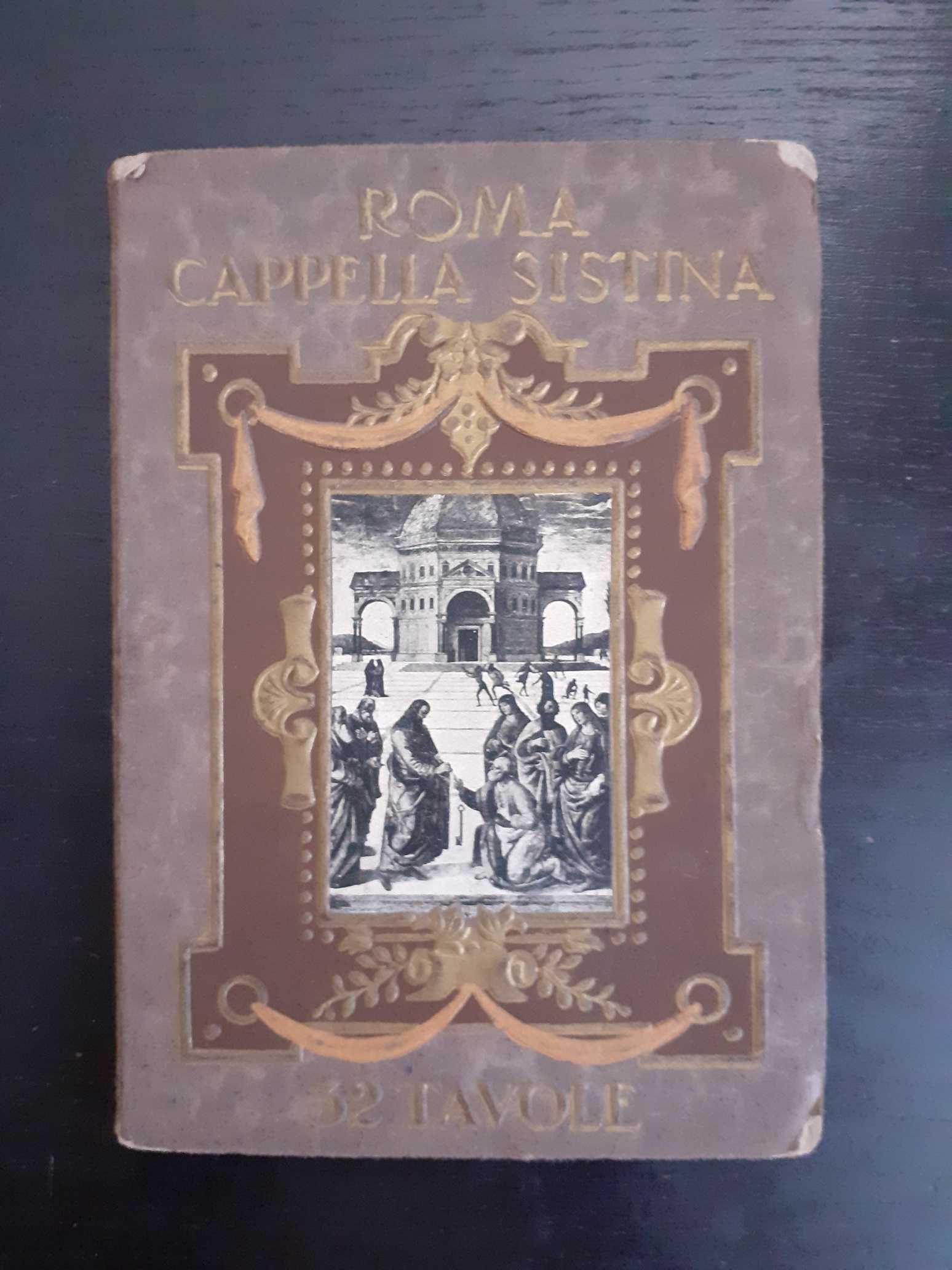 Conjunto postais Capela Sistina de 1910 - descida de preço