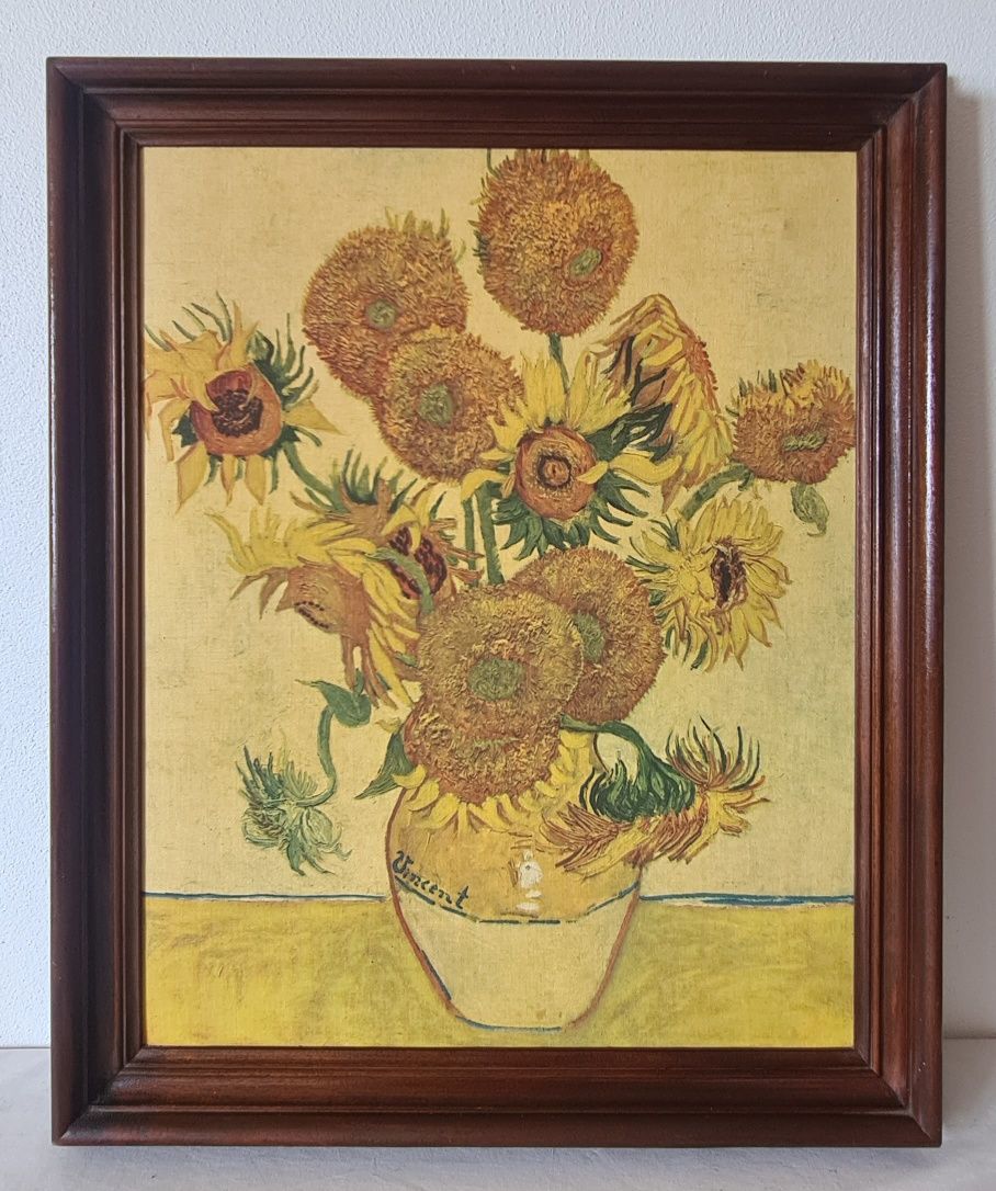Pintura os girassóis - Van Gogh