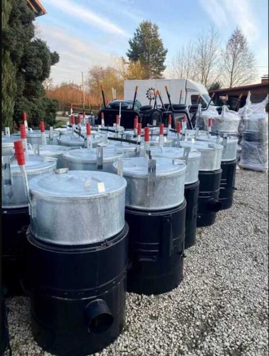 Parnik węglowy ocynkowany 60l/100l/160l/200l