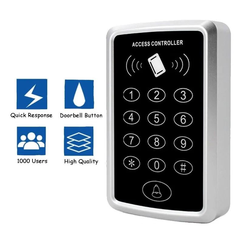 Sistema de controlo de acesso por cartão password e porta chaves NOVO