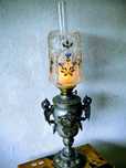 Secesja lampa naftowa