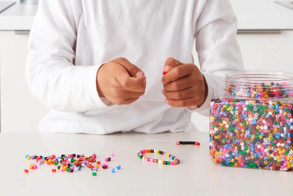 Miçangas térmicas - contas de plástico para brincar