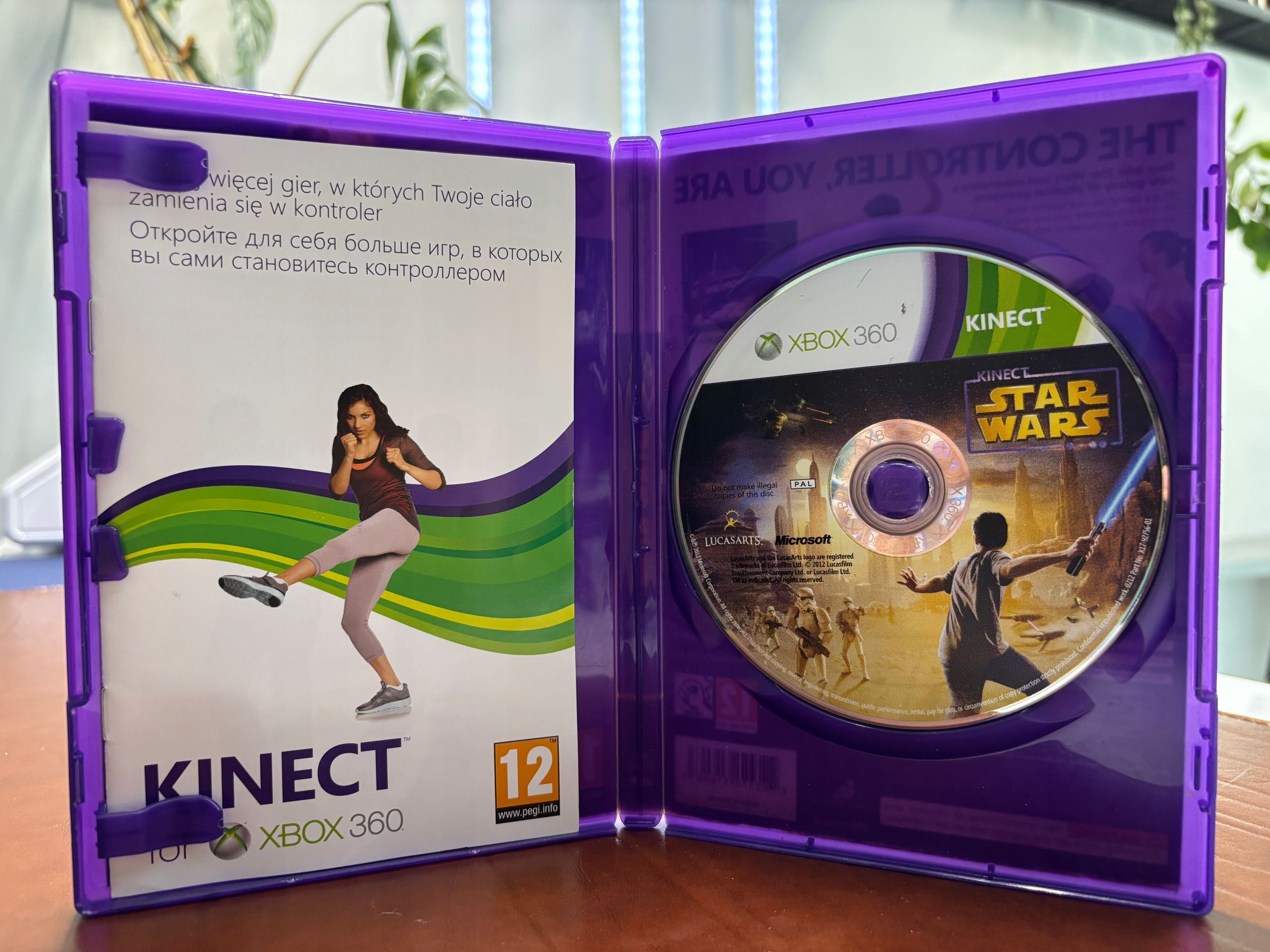 Xbox 360 Star Wars Kinect Po Polsku