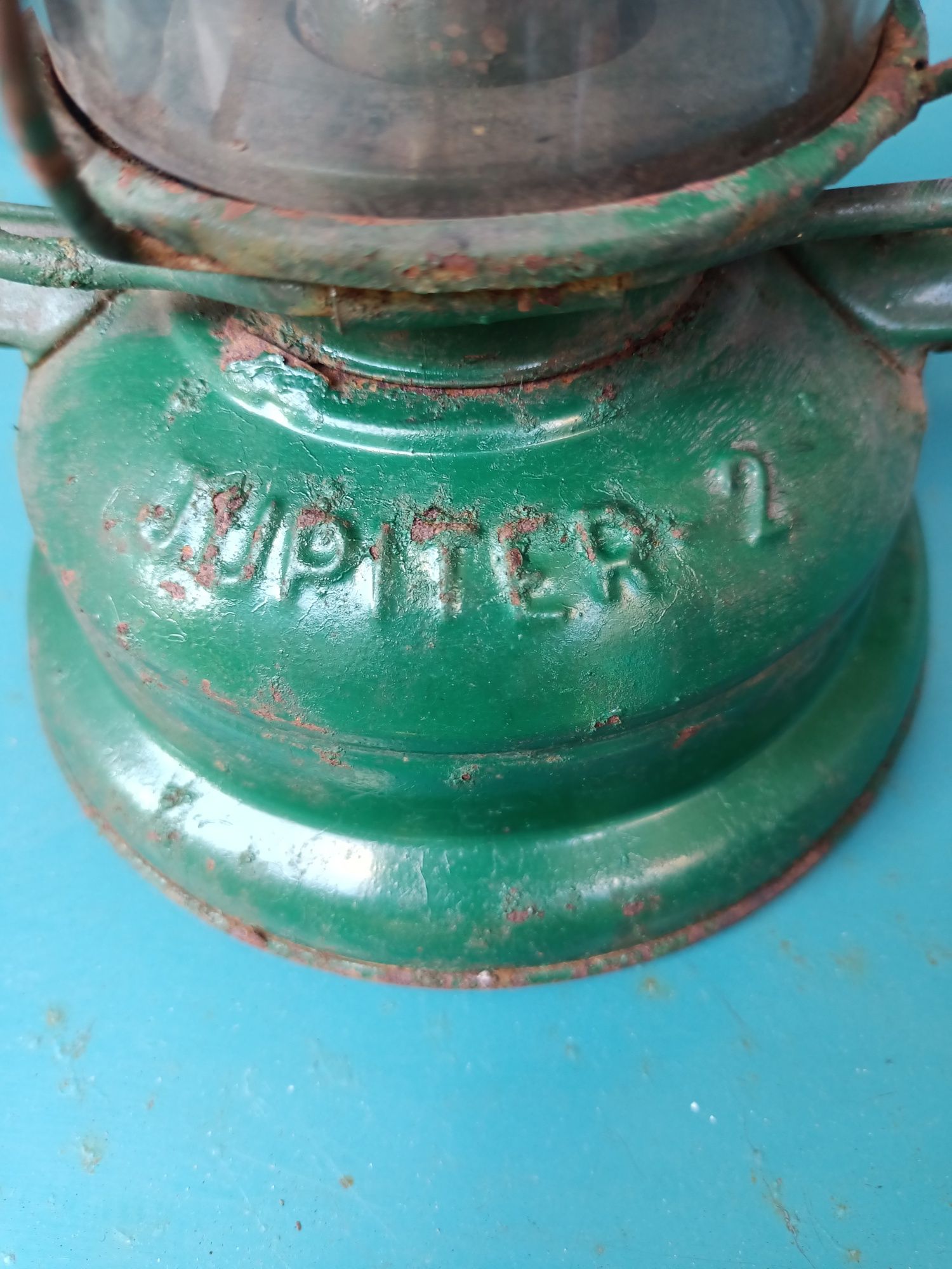 Stara oryginalna lampa naftowa JUPITER 2 kompletna z knotem!