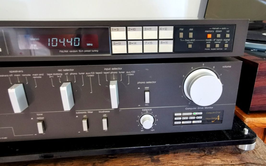 Wzmacniacz Technics SU-V505+Tuner ST-s505 Zestaw stereo vintage