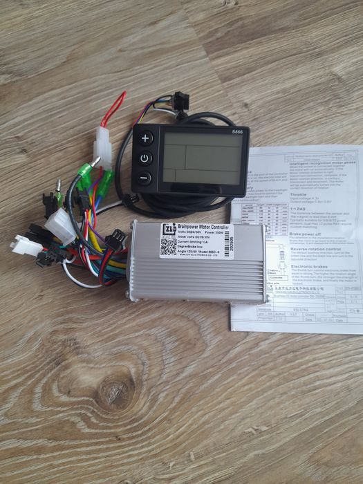 Sterownik 250W 350W 36V 48V wyświetlacz LED do roweru elektrycznego