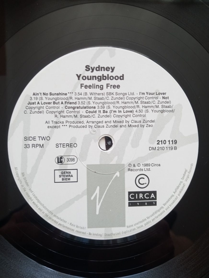 Sydney Youngblood-Feeling Free-LP-winyl,vinyl