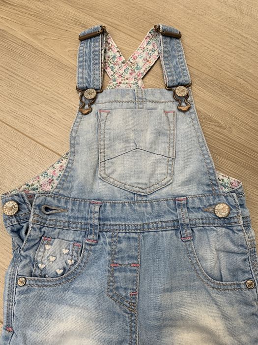 Ogrodniczki jeans długie Next r. 86