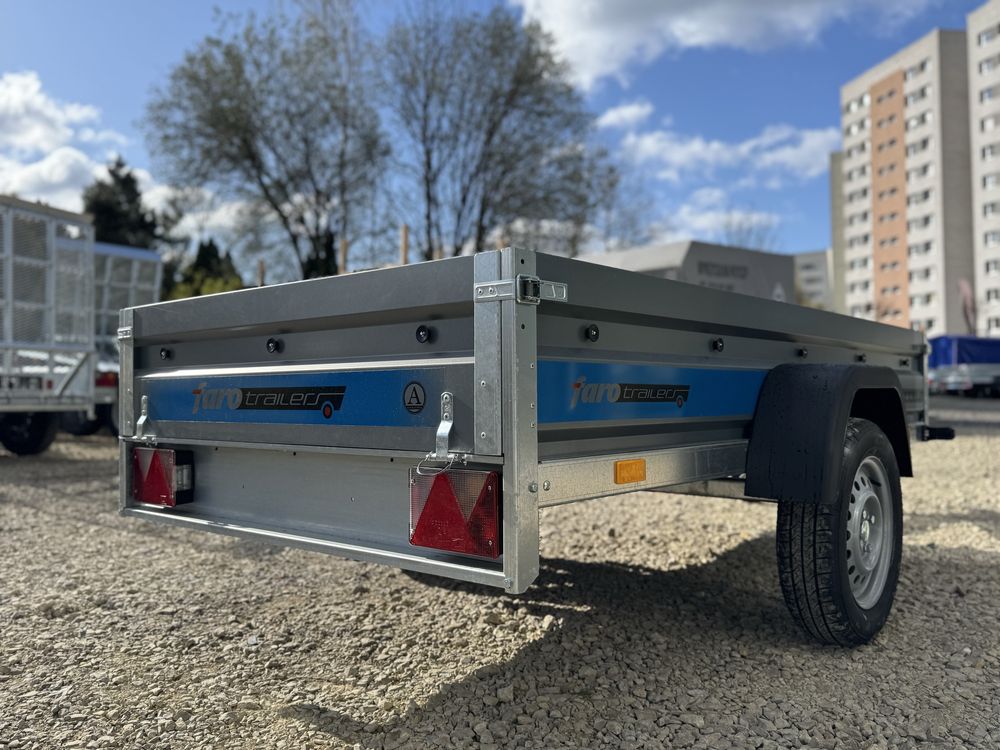 Przyczepa FARO Pondus 236 Przyczepa towarowa 232x125 Katowice Dostawa